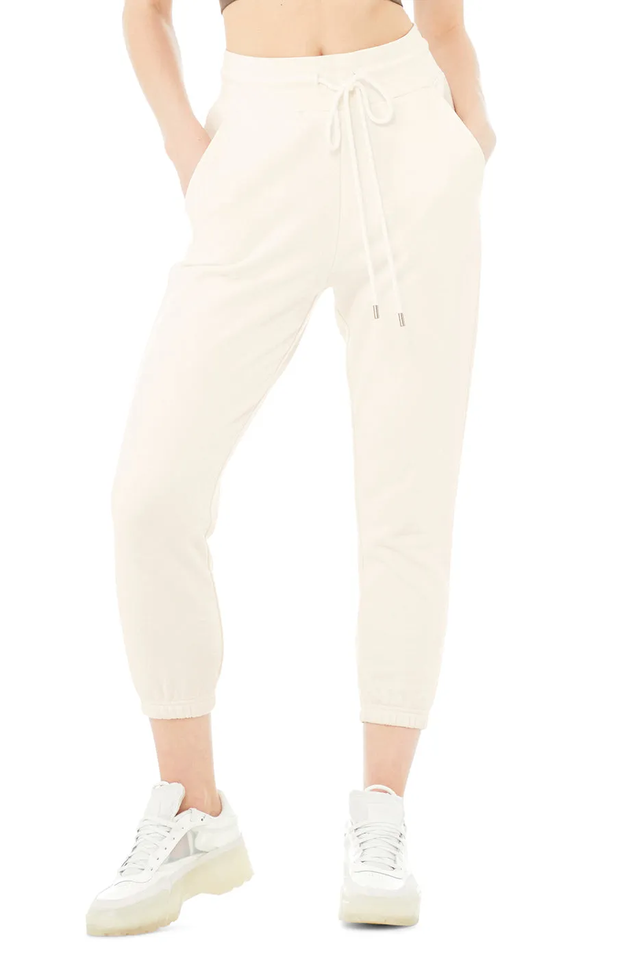 7/8 Easy Sweatpant - Ivory