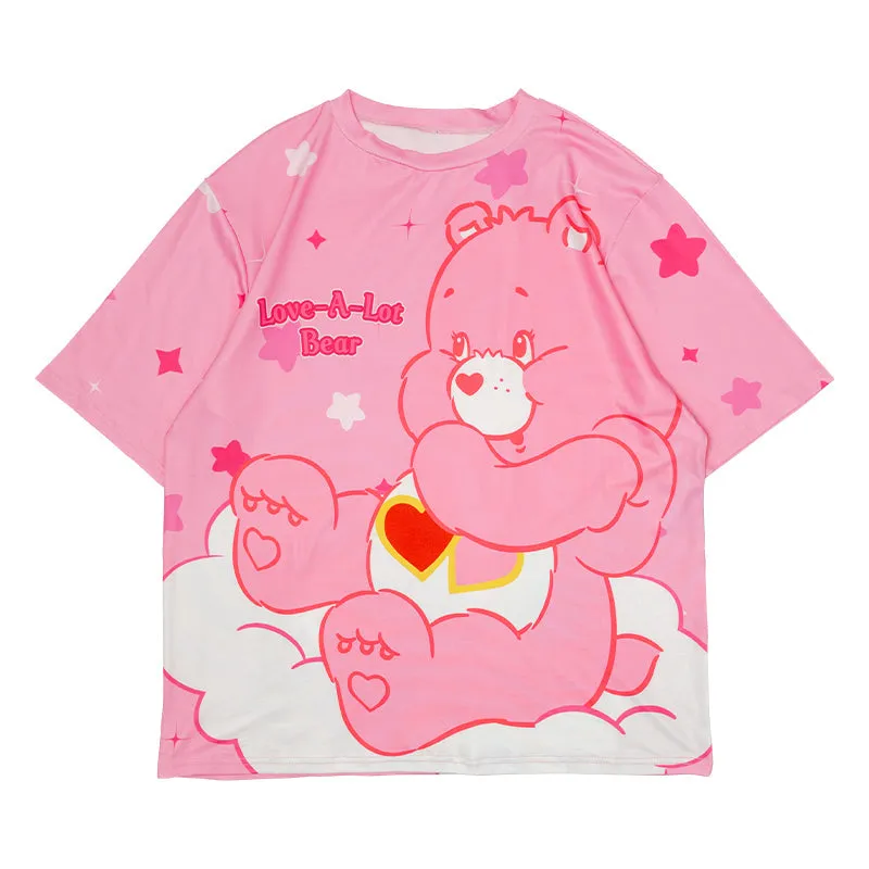 ACDC RAG & Care Bears "Love-A-Lot Bear" t-shirt