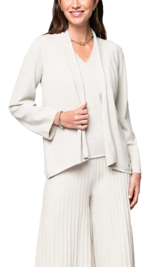 Amy Shawl Collar Cardigan ; Beige