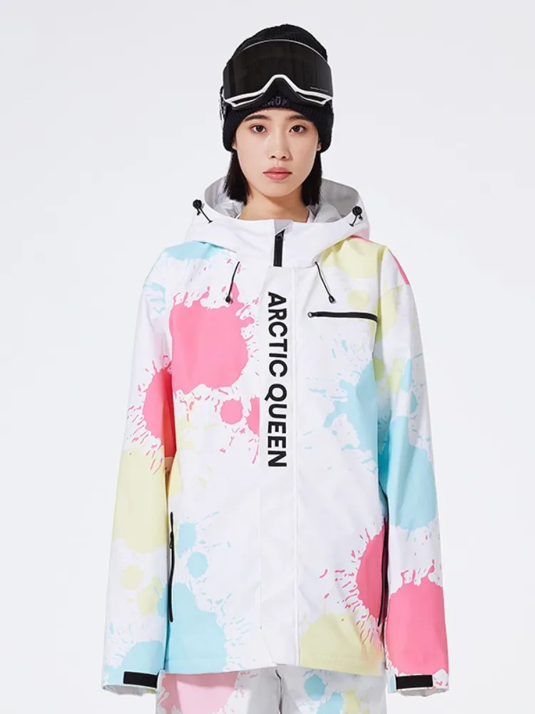 ARCTIC QUEEN Washed Ink Oversized Snow Suit - Women's