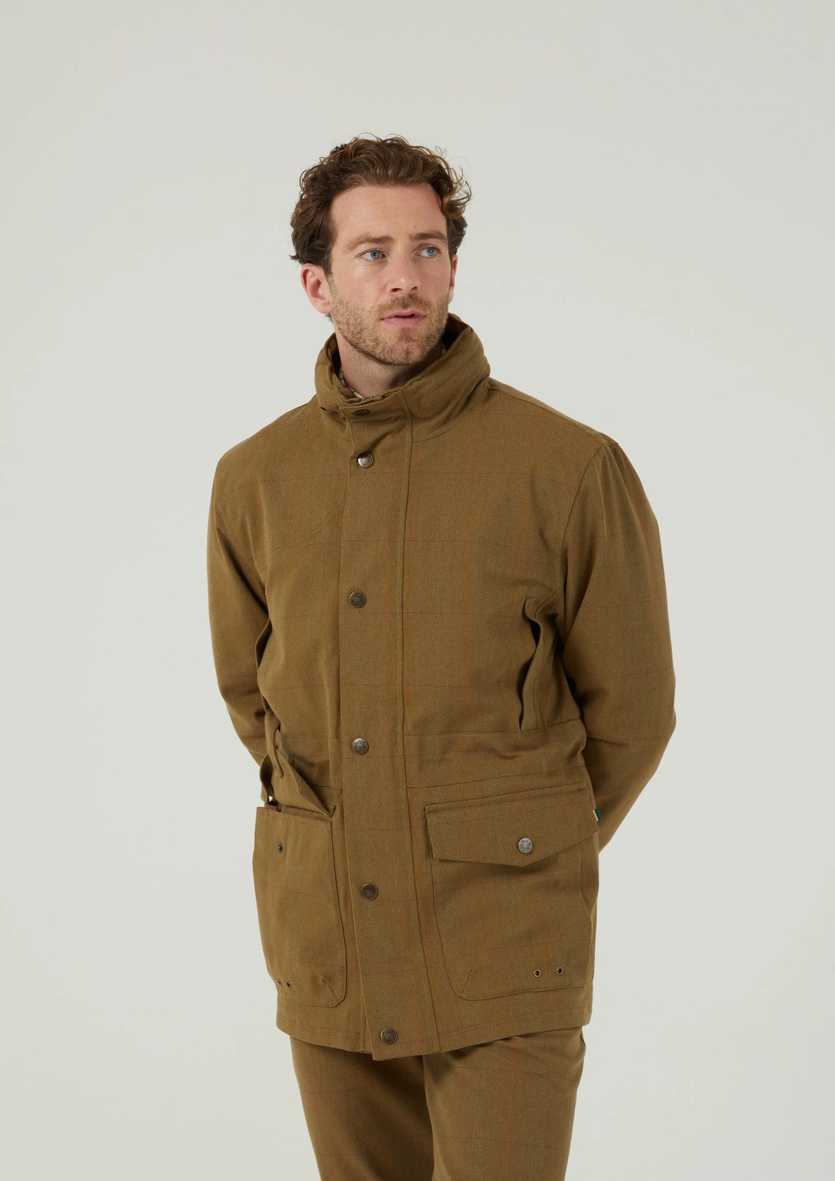 Axford Men's Waterproof Lightweight Field Coat In Aspen - Shooting Fit