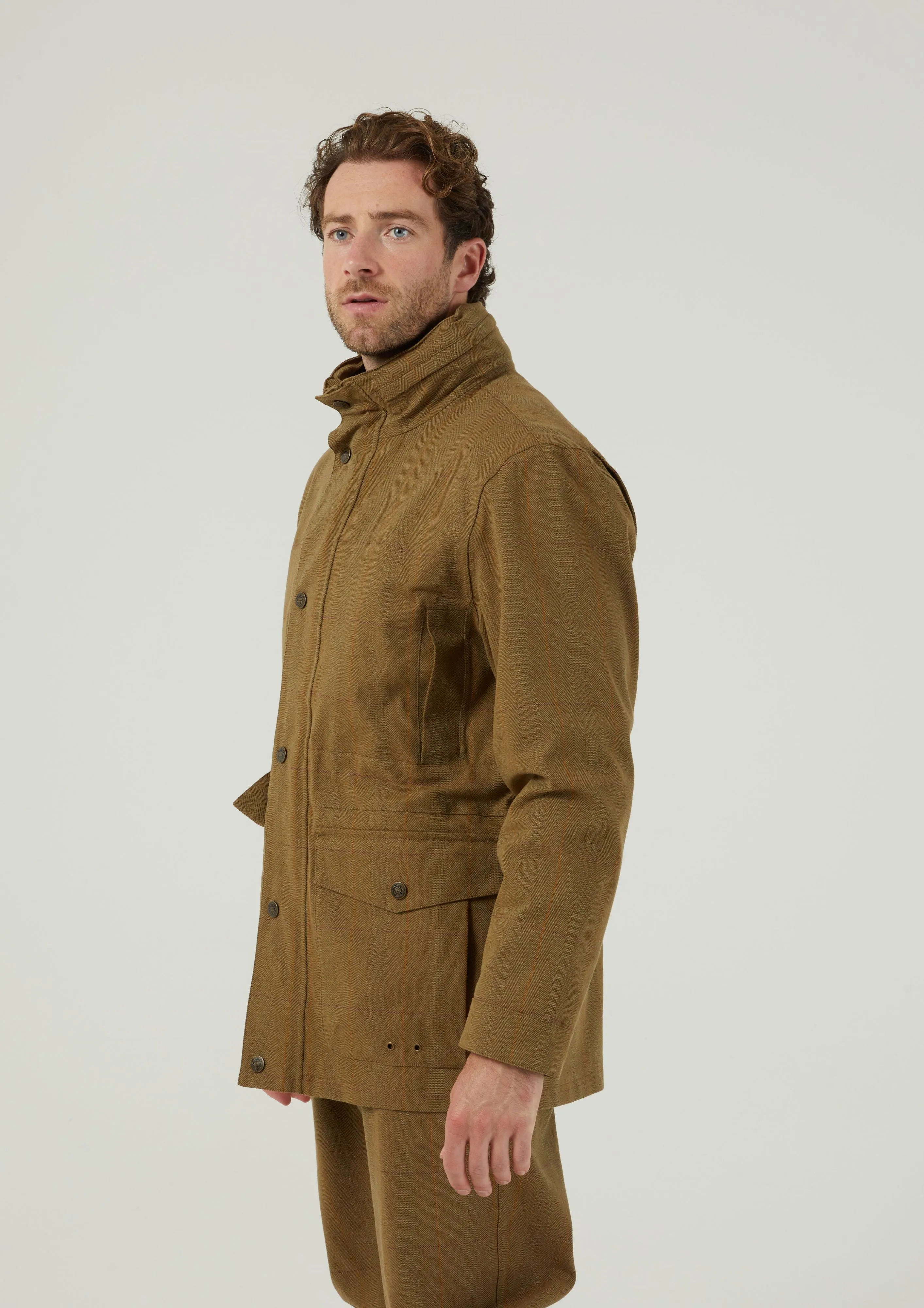 Axford Men's Waterproof Lightweight Field Coat In Aspen - Shooting Fit