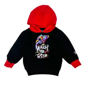 BKYS Watch Me Rise Kid Puffed Printed Pullover Hoodie