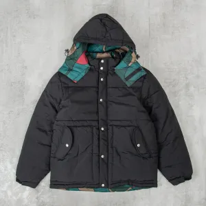 By Parra Trees In Wind Puffa Jacket - Black