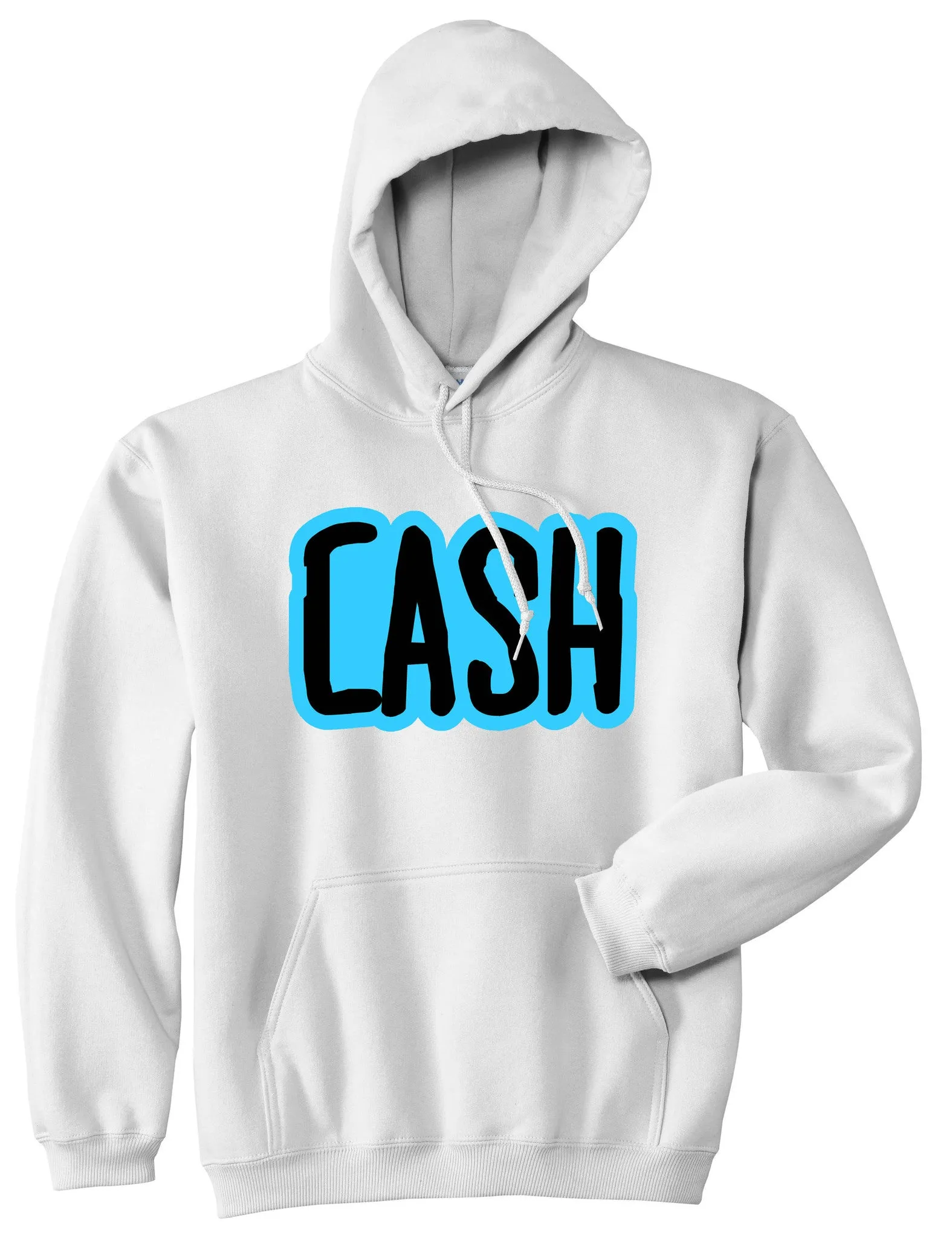 Cash Money Blue Style Boys Kids Pullover Hoodie Hoody