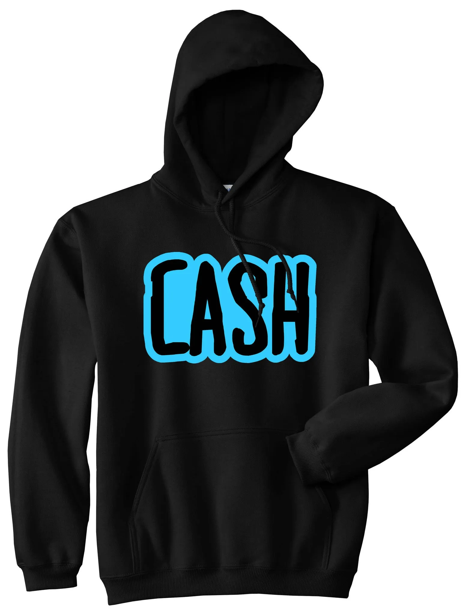 Cash Money Blue Style Boys Kids Pullover Hoodie Hoody