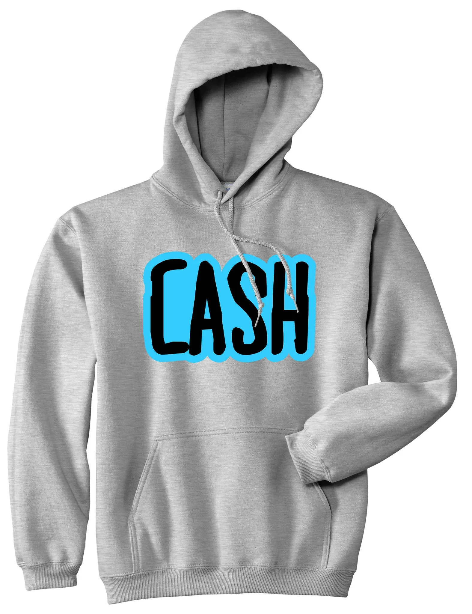 Cash Money Blue Style Boys Kids Pullover Hoodie Hoody