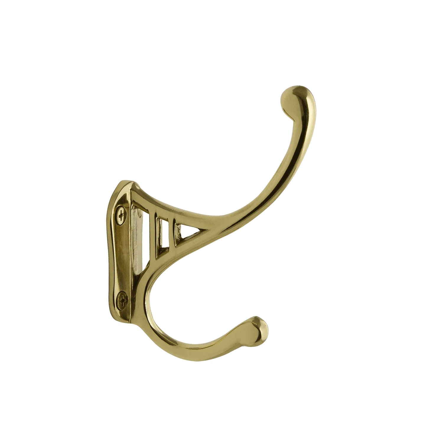 Classic Coat Hook in Unlacquered Brass