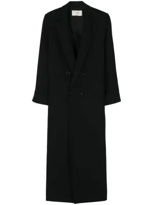 double-breasted trench coat