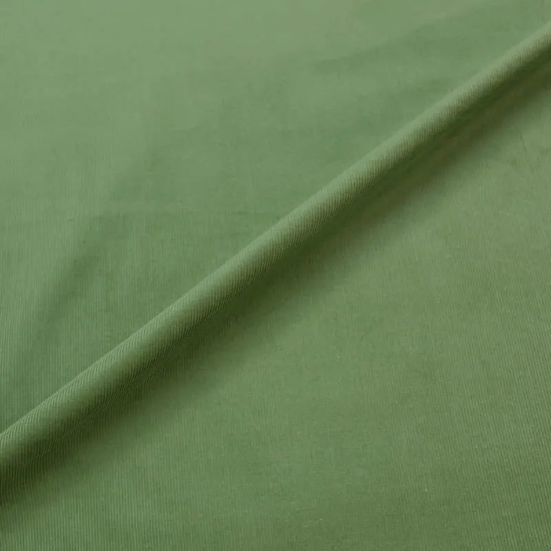 Dressmaking Cotton Corduroy - Sage Green