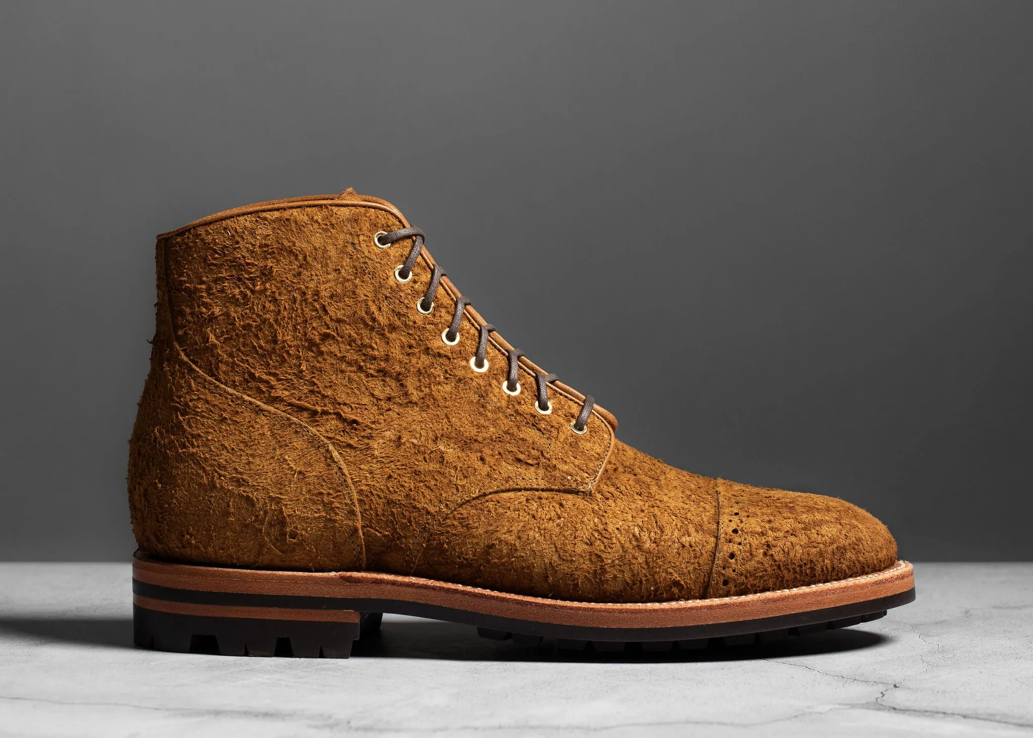 Garrison Boot Bronze Rough Suede