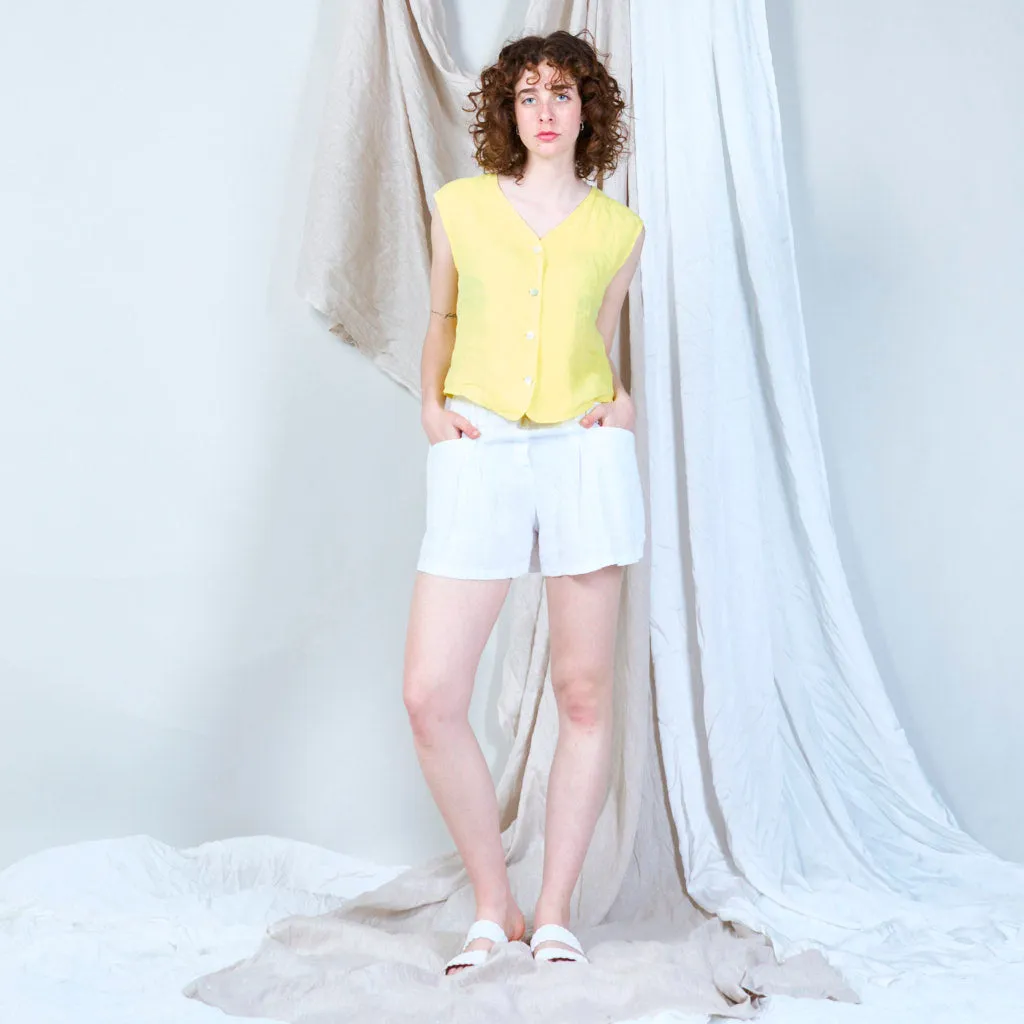 Lightweight linen vest wholesale