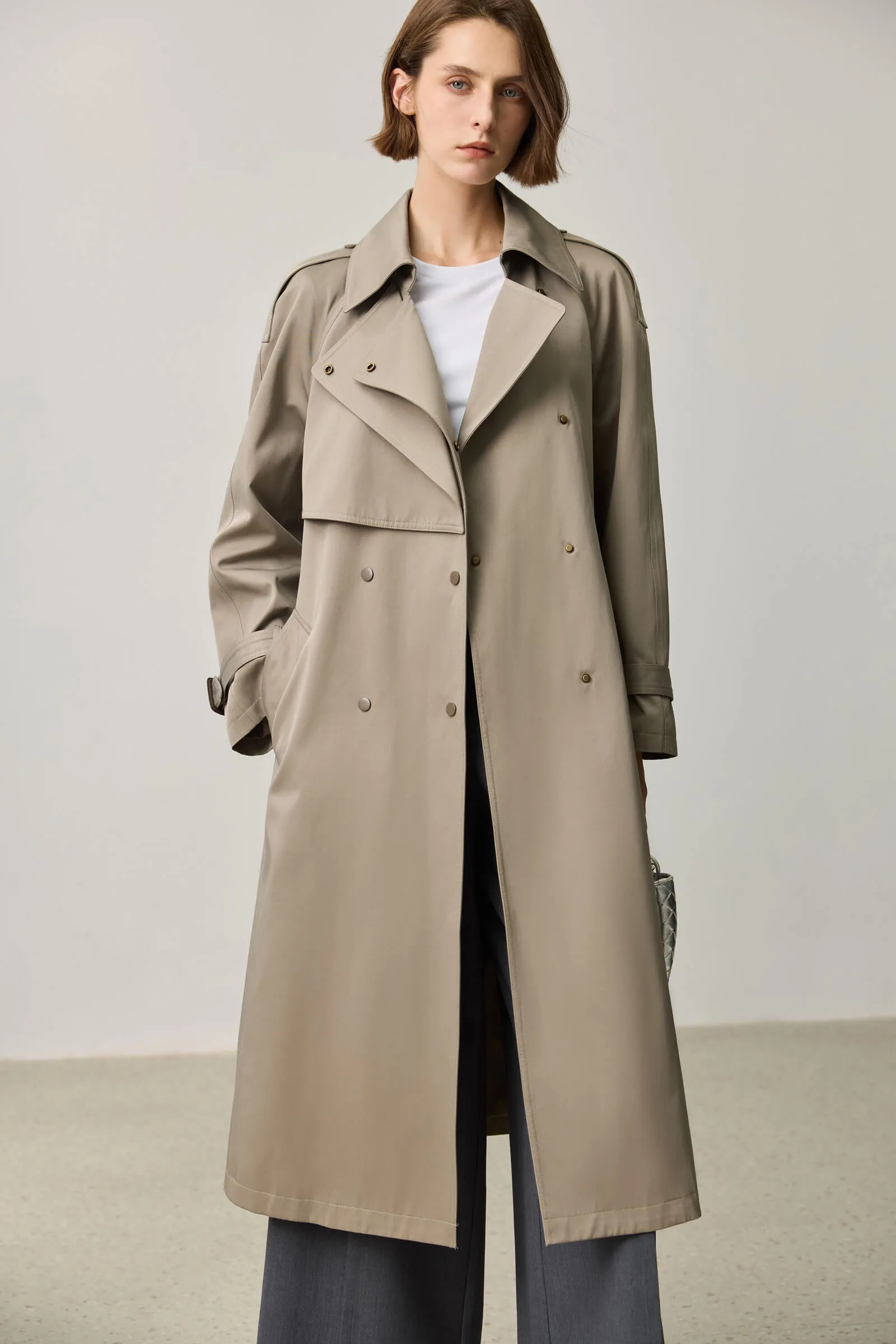 LILY Double-Breasted Trench Coat