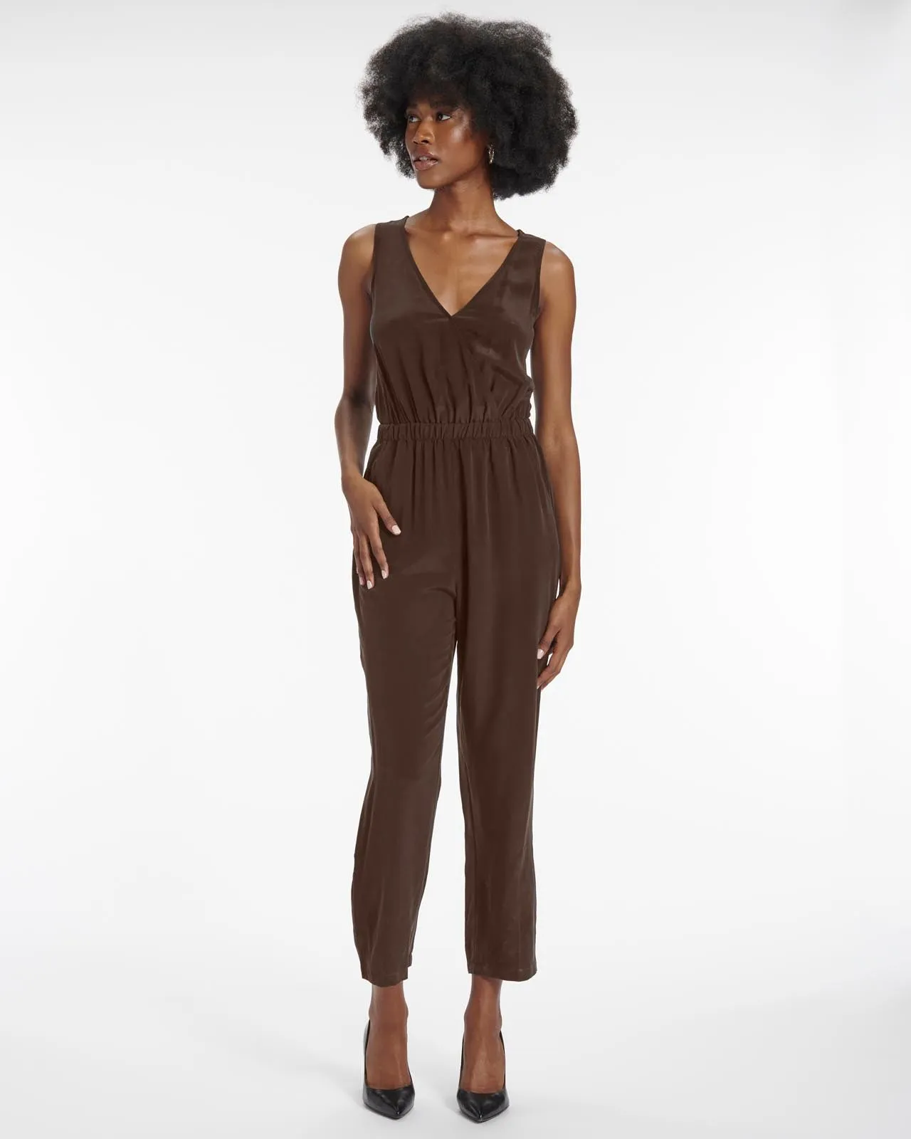 Lima Silk Mix Jumpsuit