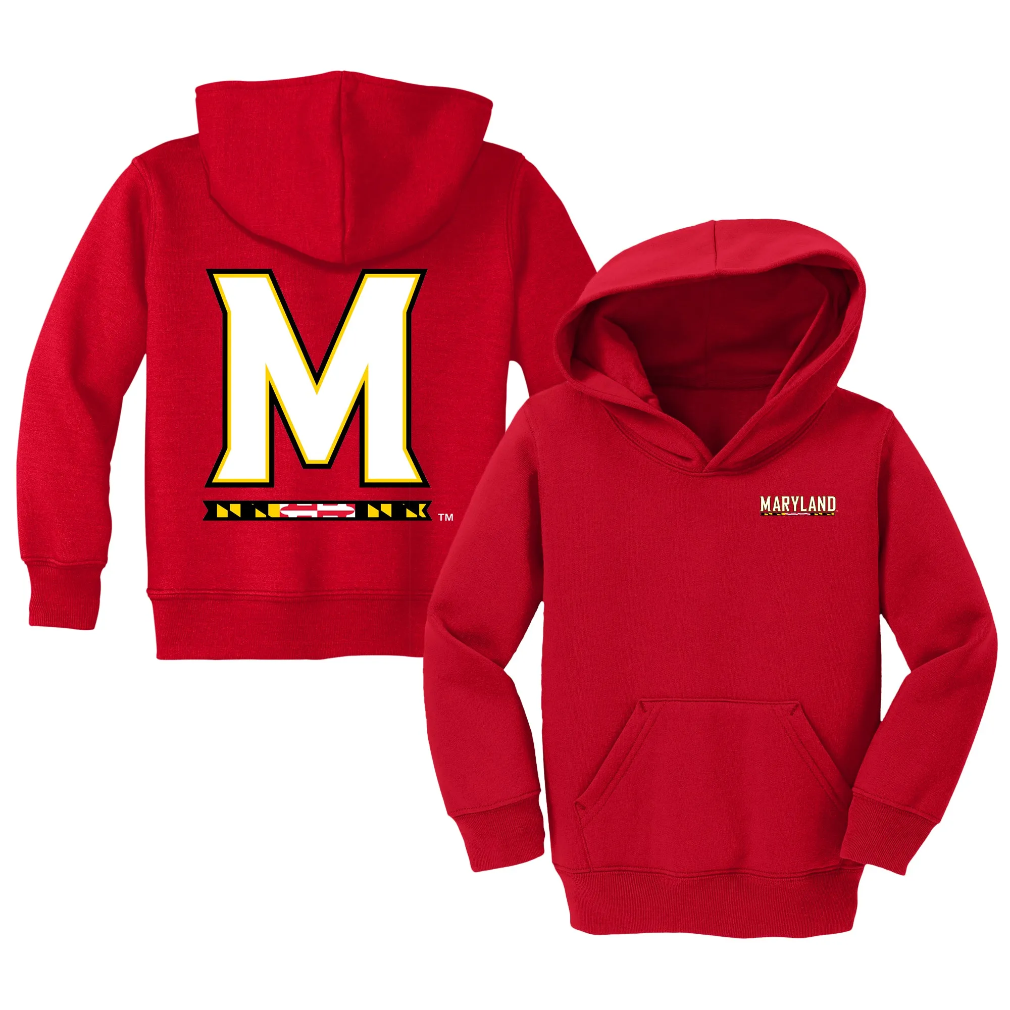 Maryland Terrapins Logo Toddler Pullover Sweatshirt