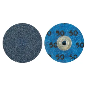 Norton 2 In. BlueFire Quick-Change Cloth Disc Type II 50 Grit R884P ZA 25 Count