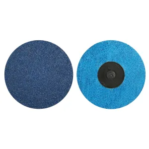 Norton 3 In. BlueFire Quick-Change Cloth Disc Type III 36 Grit R884P ZA 25 Count