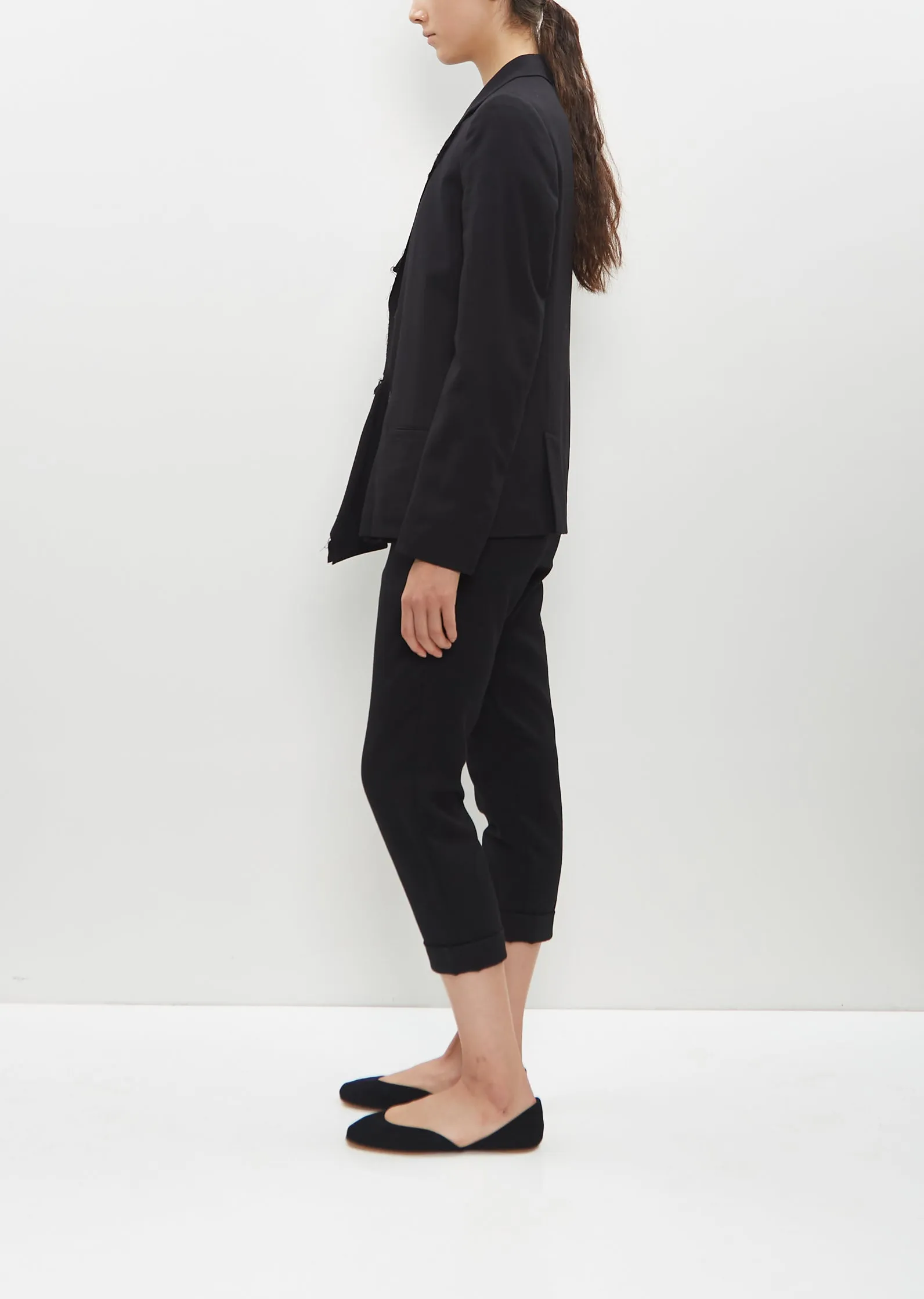 O-Left Front Drape Jacket