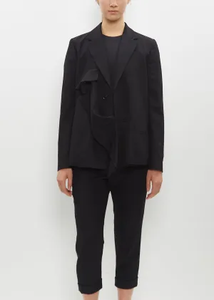 O-Left Front Drape Jacket