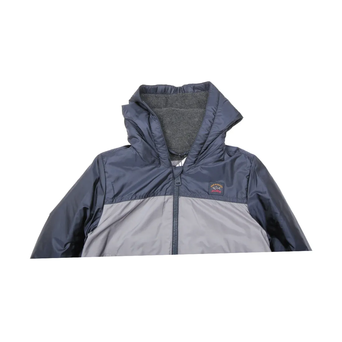 Paul & Shark Kids Navy Grey Logo Jacket