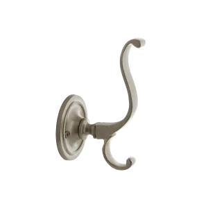 Plain Coat Hook in Satin Nickel