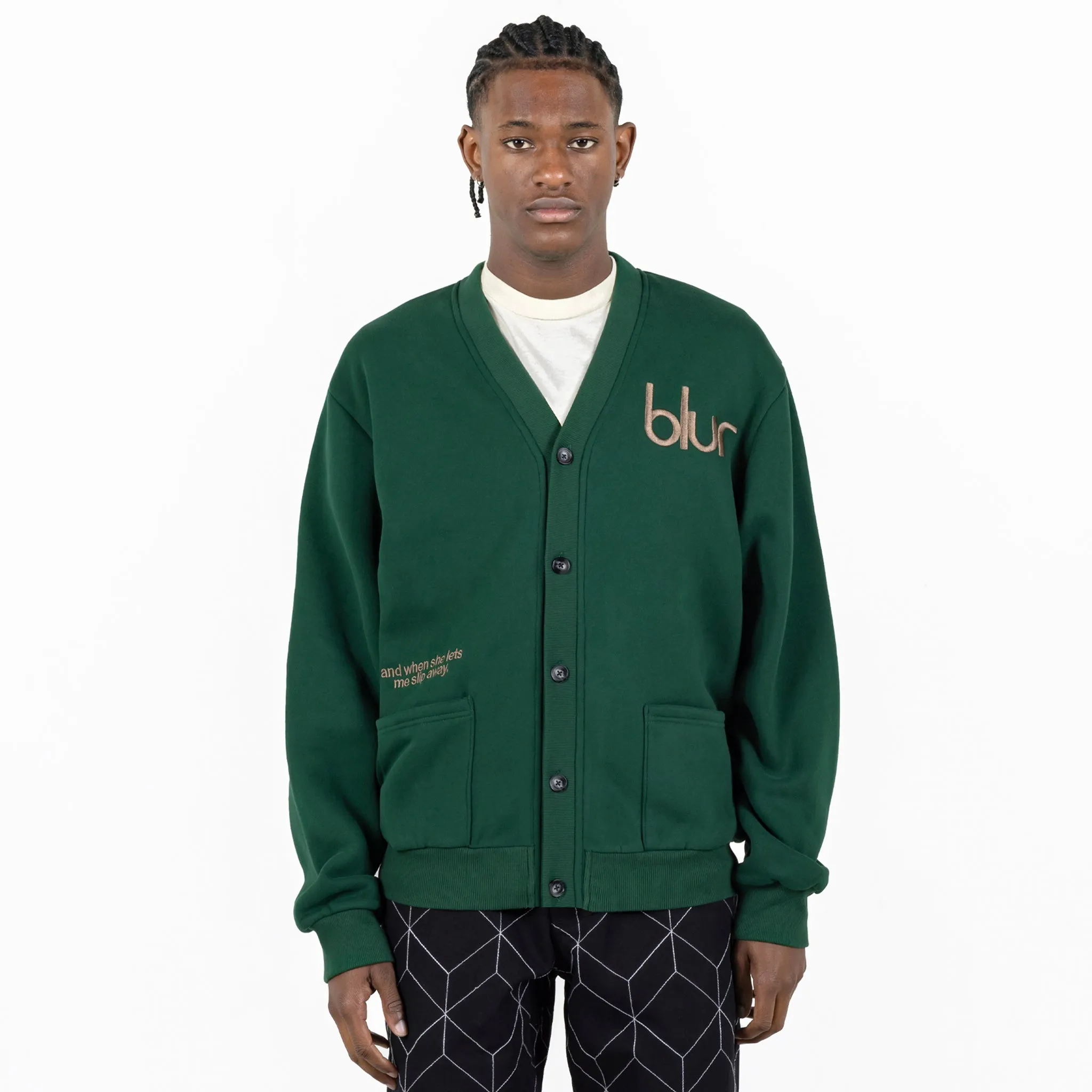 Pleasures x Blur Cardigan (Green)