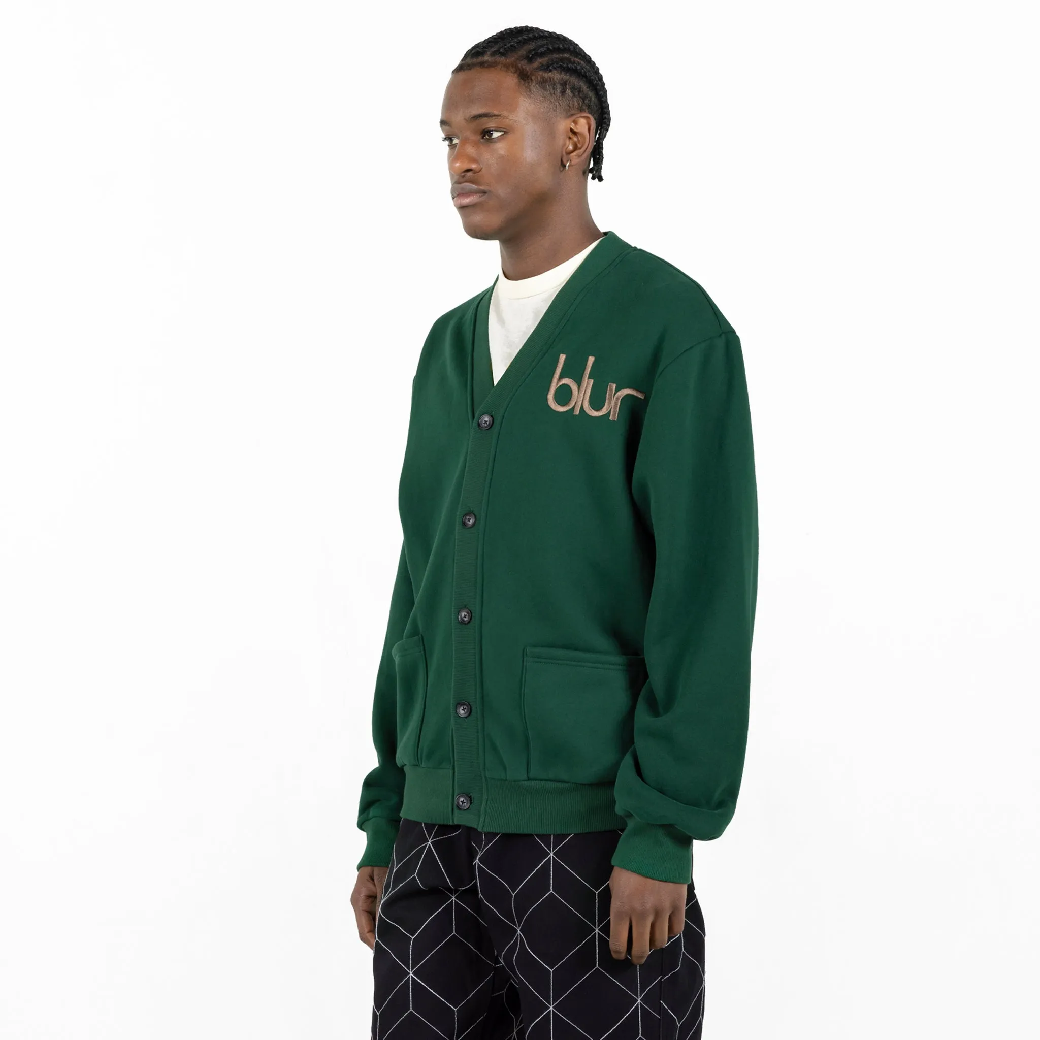 Pleasures x Blur Cardigan (Green)