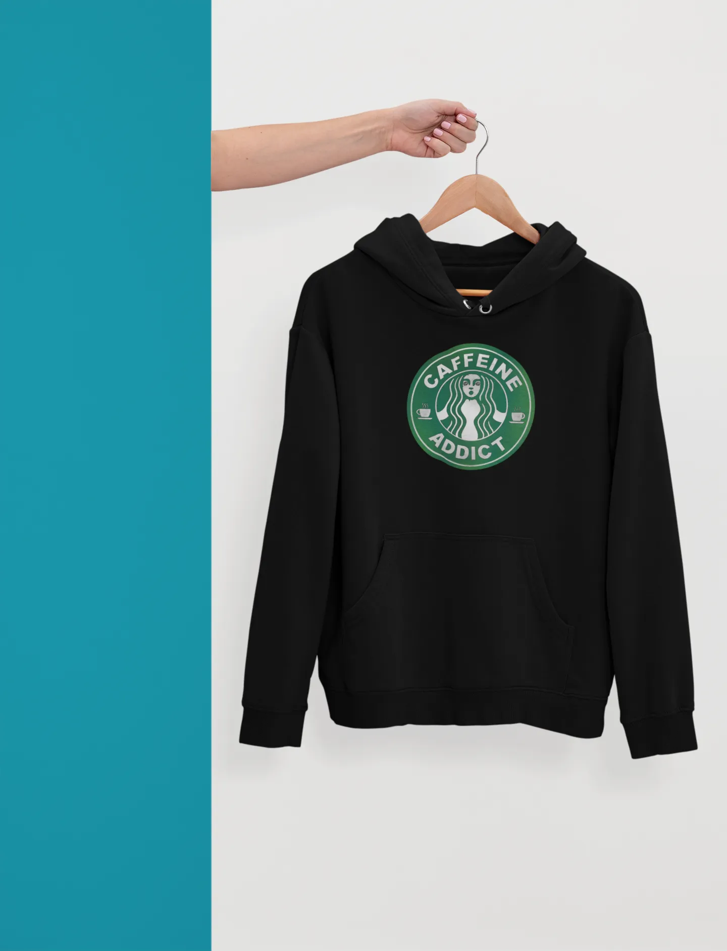 "CAFFEINE ADDICT " - WINTER HOODIES