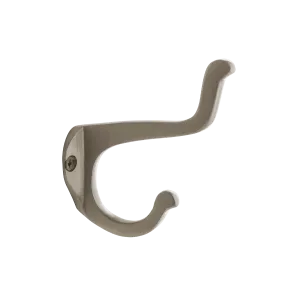 Schoolhouse Coat Hook in Satin Nickel