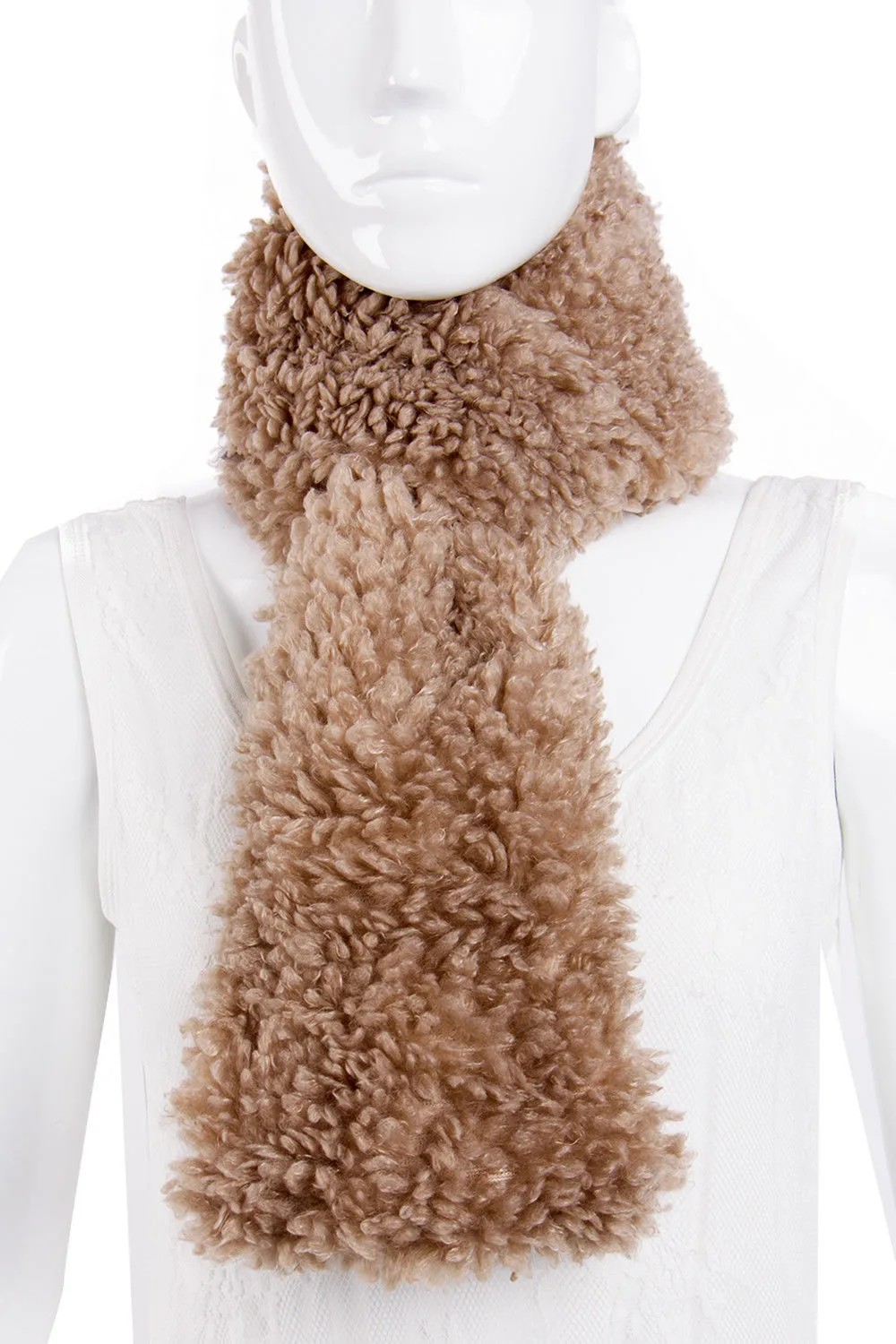 Soft Teddy Wooly Snood Scarf