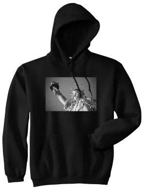 Statue Of Liberty Pixelated Pullover Hoodie Hoody