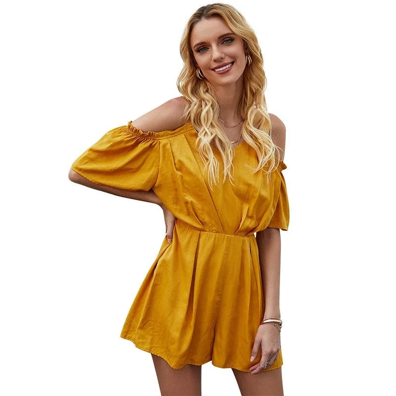 Sunshine Bliss Short Sleeve Jumpsuit