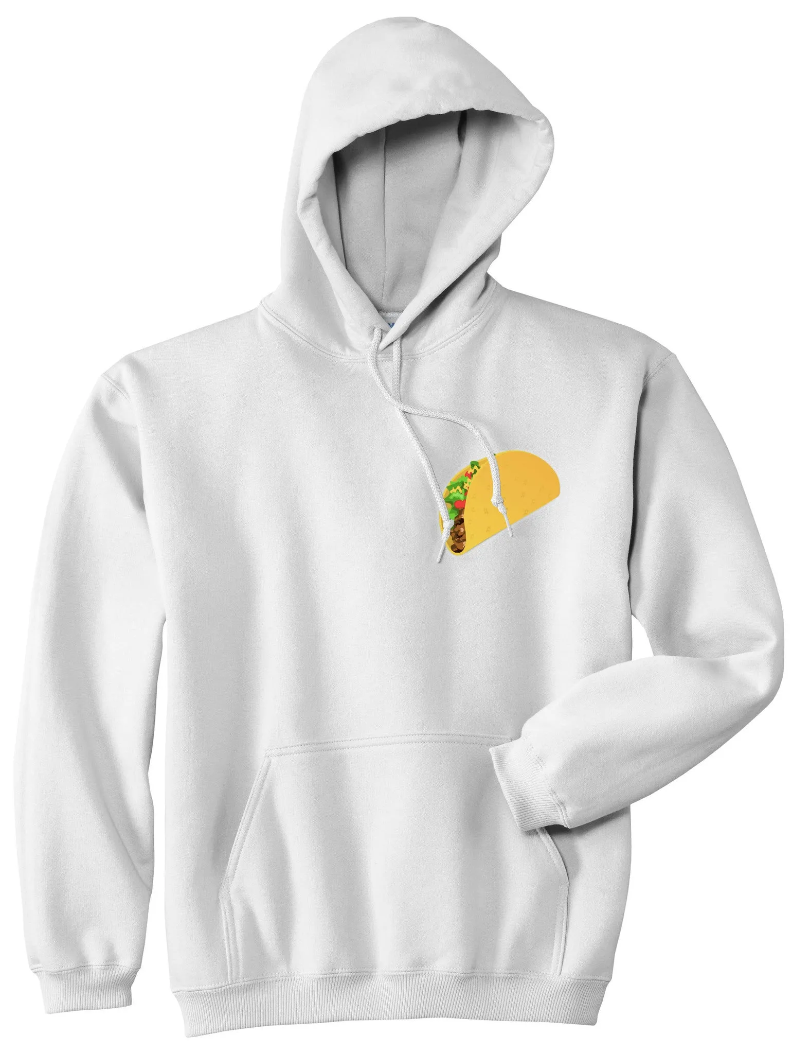 Taco Meme Chest Pullover Hoodie Hoody