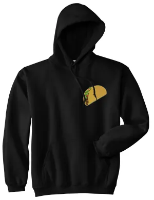 Taco Meme Chest Pullover Hoodie Hoody