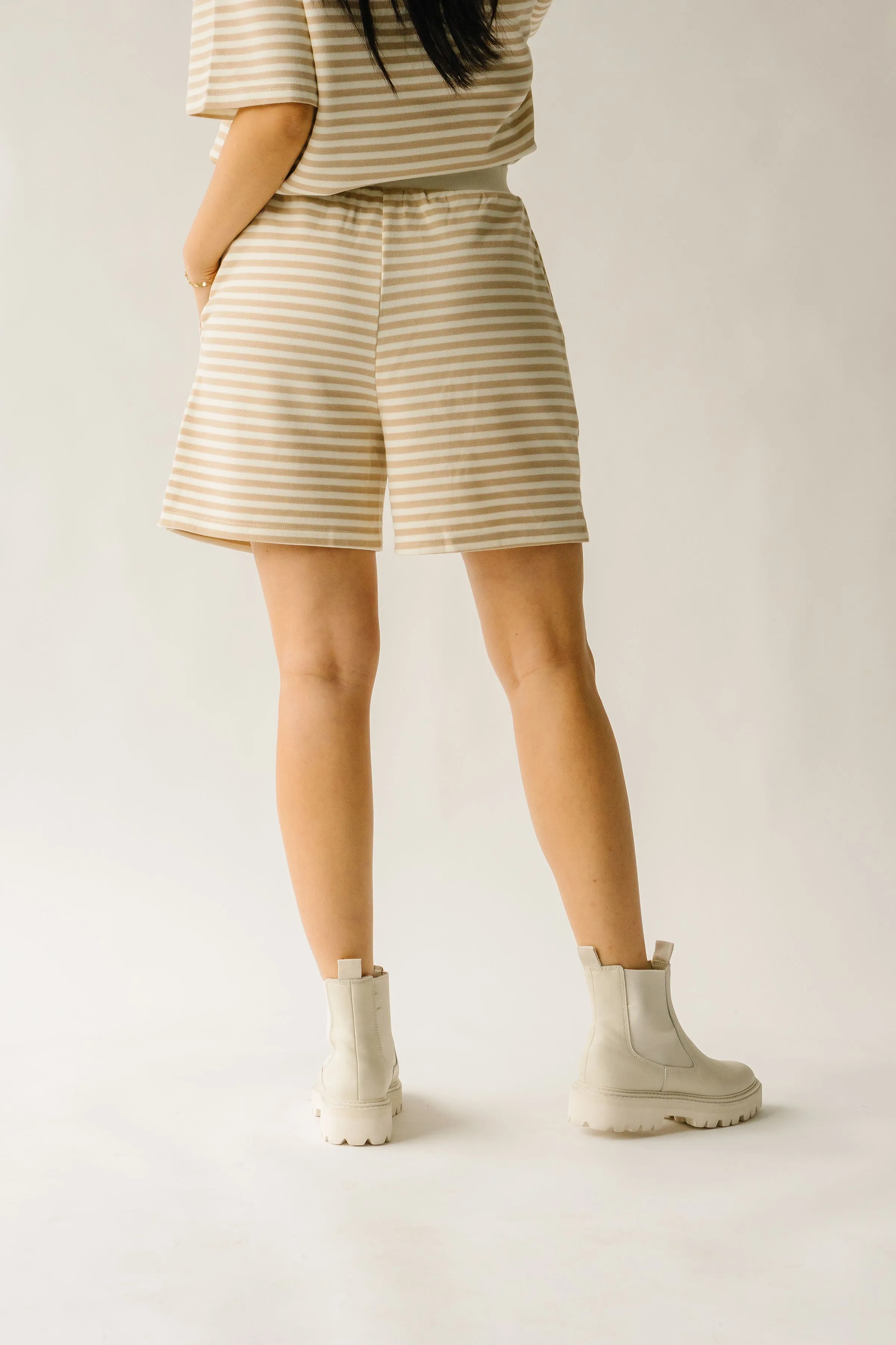 The Watson Striped Short in Sand