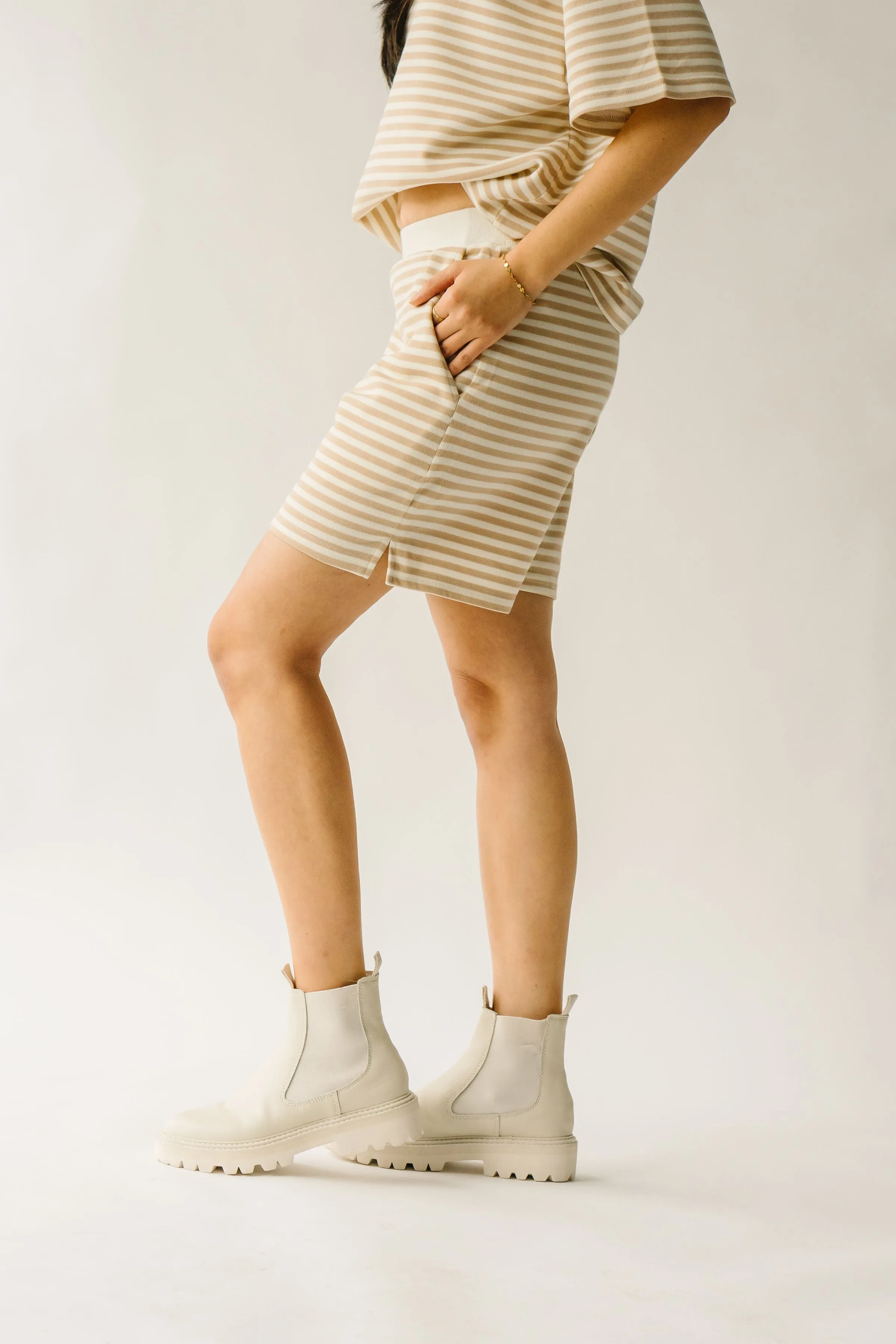 The Watson Striped Short in Sand