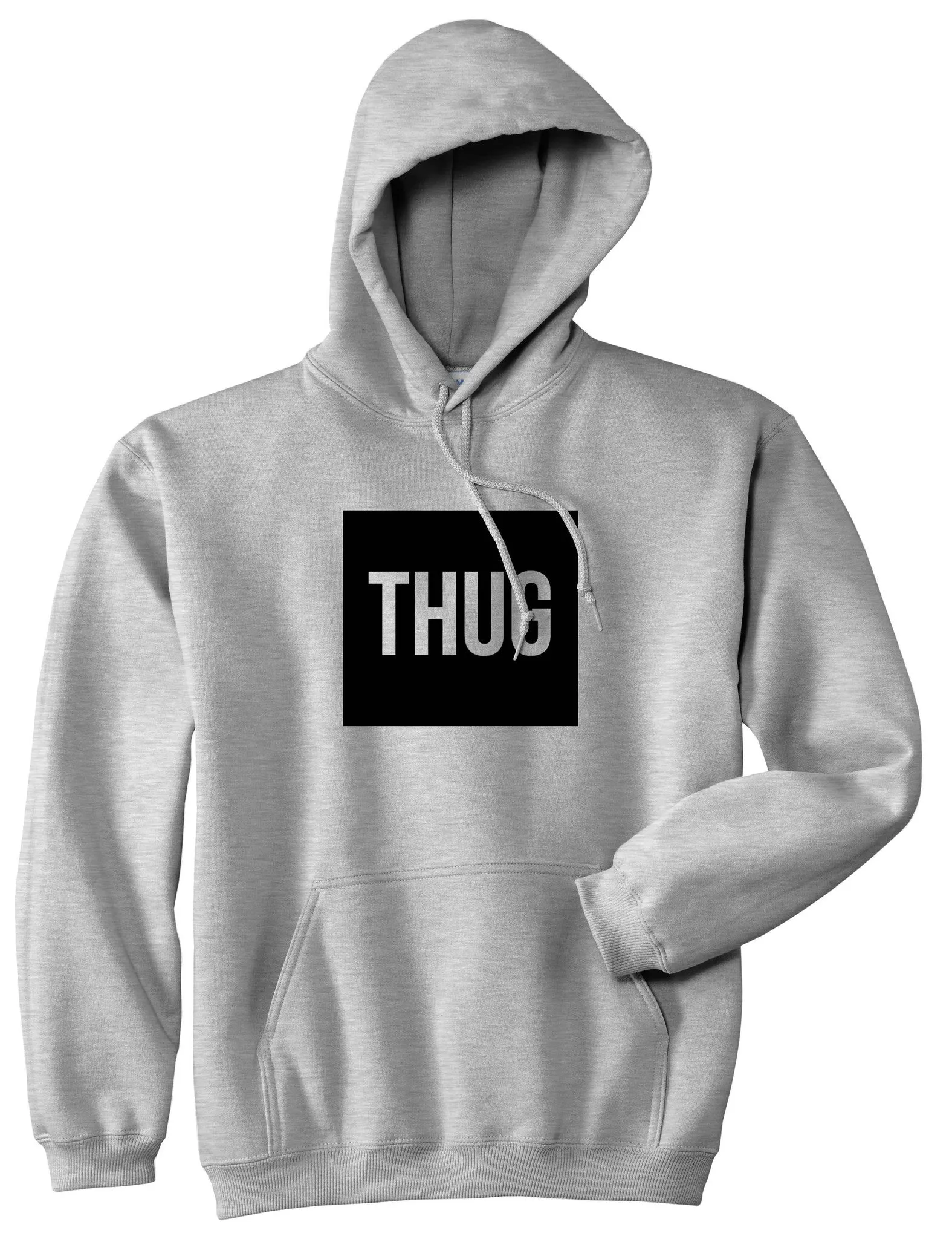 Thug Gangsta Box Logo Boys Kids Pullover Hoodie Hoody