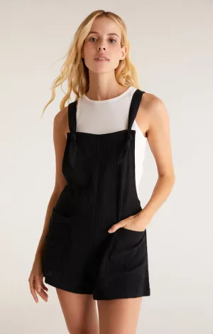 Z Supply Archer Gauze Romper - Black